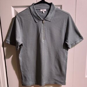 Reiss Light Gray Polo Shirt for Men